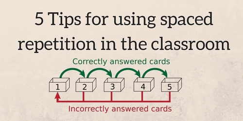 Tips for using spaced repetition