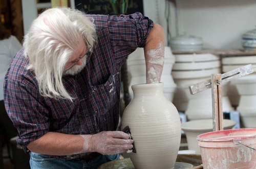 Developing Experts pays a visit to Sheepcot Rivers Pottery 