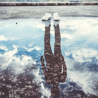 reflected