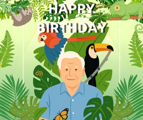 Happy 100th Birthday Sir David Attenborough! 