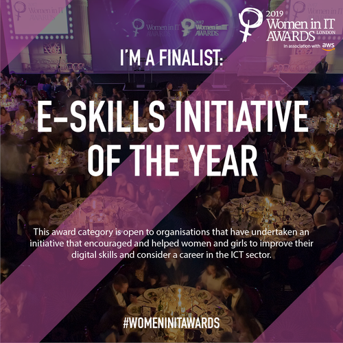 2019 Women in IT Finalist for E-Skills Initiative of the Year!