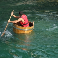 floating